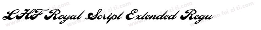LHF Royal Script Extended Regular字体转换